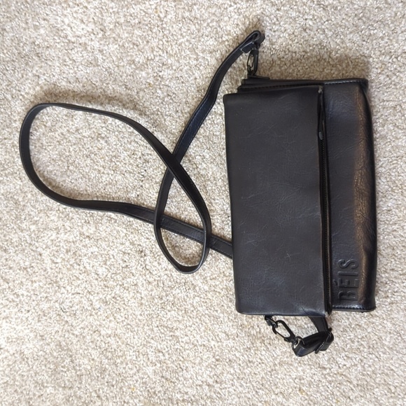 BEIS Handbags - BEIS Black Crossbody Bag